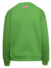 Tiger Varsity Print Cotton Sweatshirt Green - KENZO - BALAAN 3