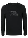 Fashion Institute Fitted Long Sleeve T-Shirt Black - BALENCIAGA - BALAAN 2