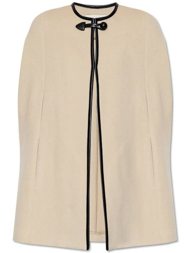 Isabel Marant Cape Emilie, Women's, Cream - ISABEL MARANT - BALAAN 1