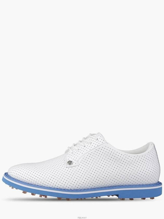 Men'S Perforated Gallivanter Spike Shoes Cerulean White - G/FORE - BALAAN 2