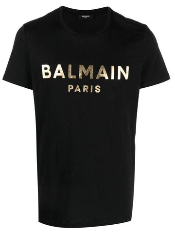 logo short sleeve t-shirt black - BALMAIN - BALAAN 1