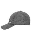 small check cap hat 8423GXACGREY - BLACK&WHITE - BALAAN 2