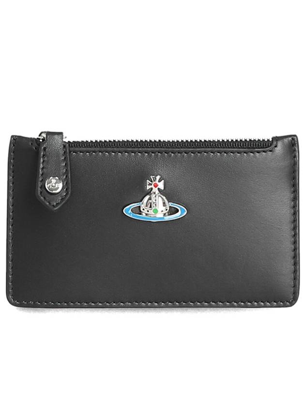 Emma Logo Card Wallet Black - VIVIENNE WESTWOOD - BALAAN 3