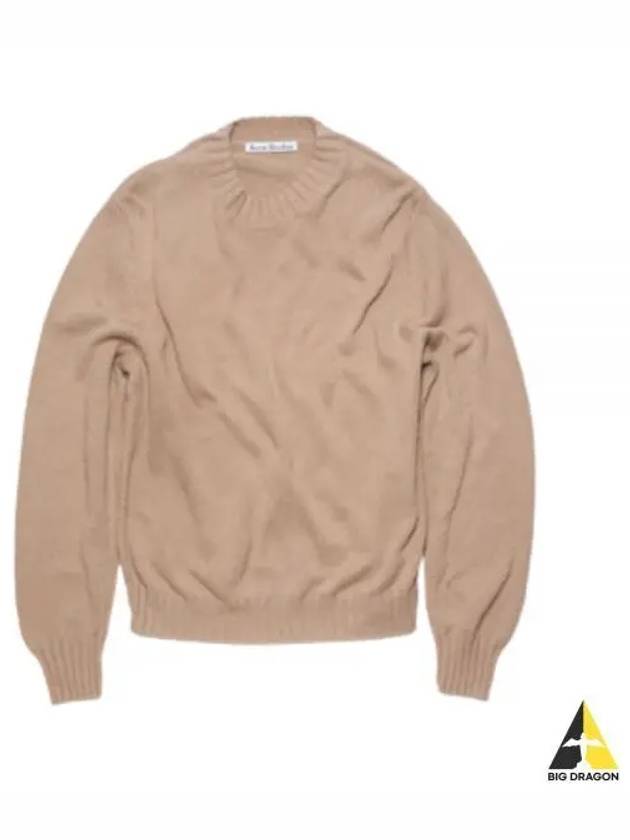 Organic Crewneck Knit Top Beige - ACNE STUDIOS - BALAAN 2