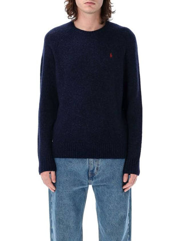 Speckled wool-blend crewneck jumper - POLO RALPH LAUREN - BALAAN 1