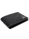 Men's GG Signature Half Wallet Black - GUCCI - BALAAN 6