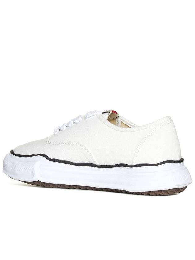 Baker OG Sole Canvas Low Top Sneakers White - MAISON MIHARA YASUHIRO - BALAAN 4