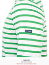 Minquiers Modern Stripe Long Sleeve T-Shirt Green - SAINT JAMES - BALAAN 9