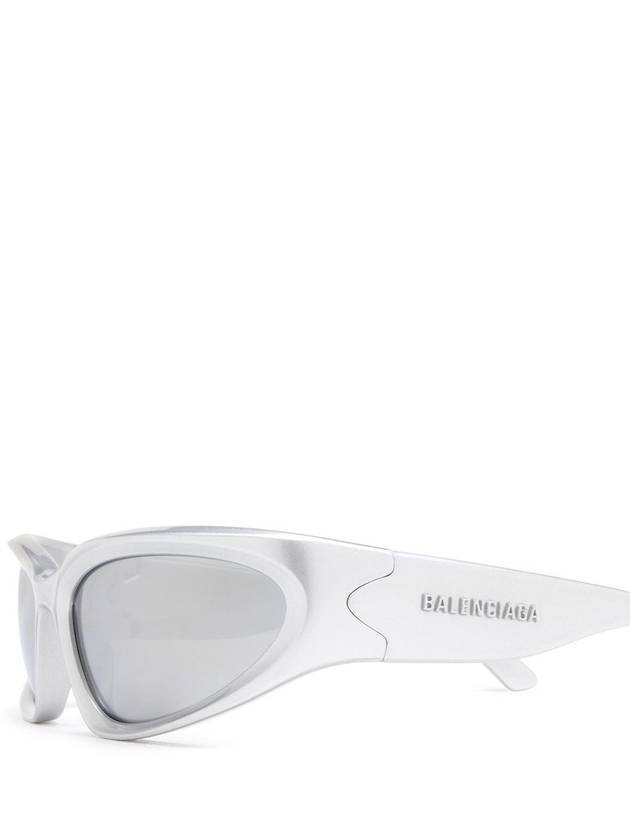 Eyewear Swift Acetate Oval Frame Sunglasses Silver - BALENCIAGA - BALAAN 5