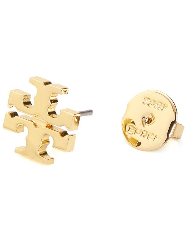 Logo Stud Earrings Gold - TORY BURCH - BALAAN 8