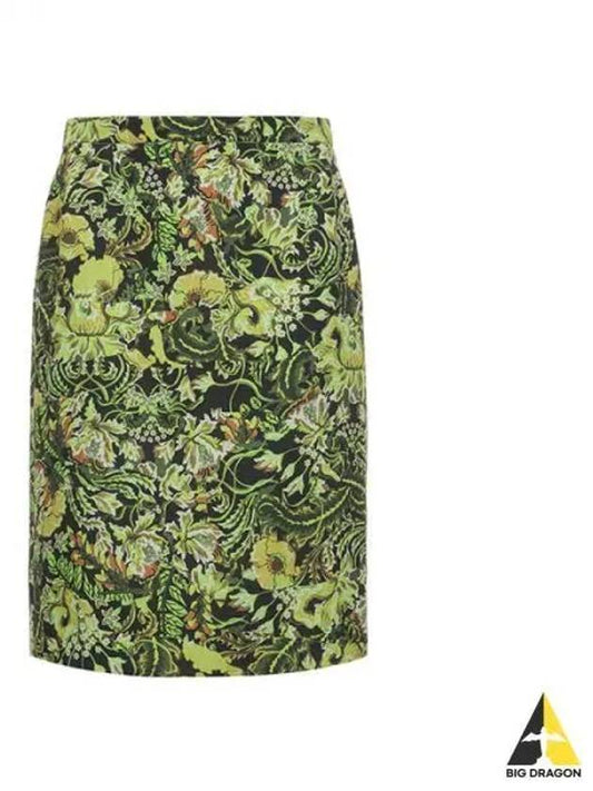 Dries Van Noten Women s Printed Midi Skirt Multi 0108275109 - DRIES VAN NOTEN - BALAAN 1