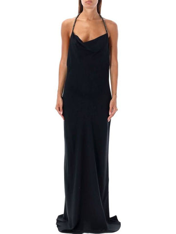 Crystal straps long dress - STELLA MCCARTNEY - BALAAN 1