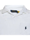 Embroidered Logo Pocket Short Sleeves Polo Shirt  White - POLO RALPH LAUREN - BALAAN 5