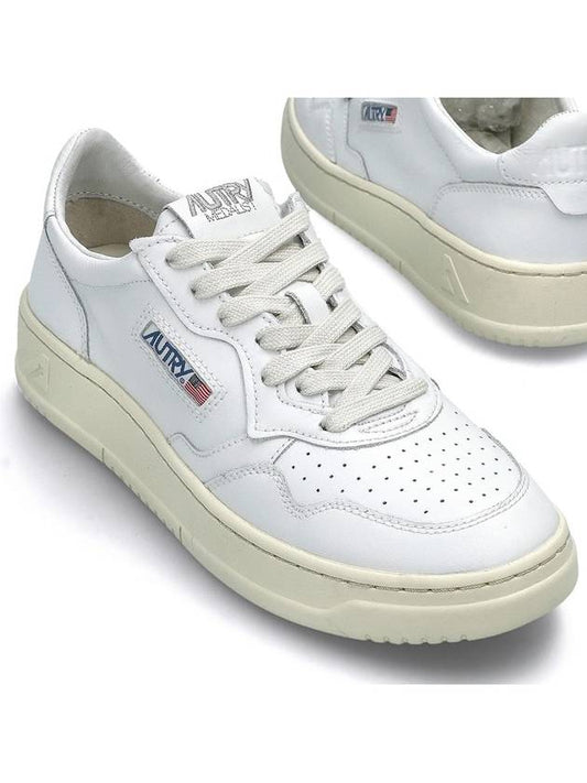 Medalist Leather Low Top Sneakers White - AUTRY - BALAAN 2