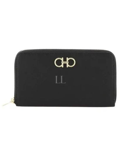 Gancini Continental Long Wallet Nero - SALVATORE FERRAGAMO - BALAAN 2