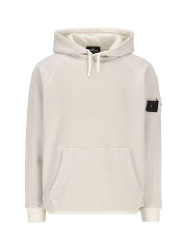 Shadow Project Wappen Patch Hoodie Beige - STONE ISLAND - BALAAN 1