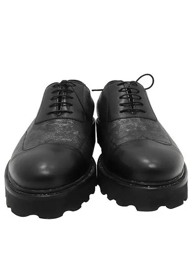 A Testoni Black Leather Wingtip Men s Shoes 6 - A. TESTONI - BALAAN 2