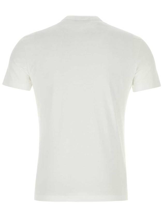 short sleeve t-shirt 10116941A085841W000 Opticalwhite - VERSACE - BALAAN 3