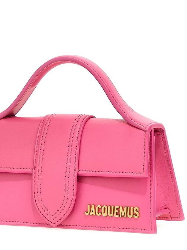 Le Bambino Small Flap Cross Bag Neon Pink - JACQUEMUS - BALAAN 4