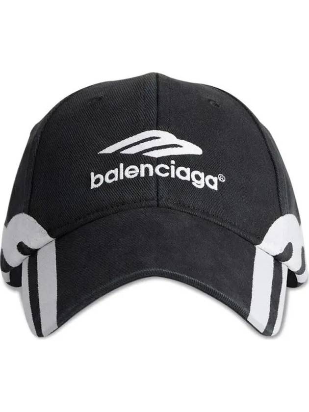 3B Sports Icon Ball Cap Black - BALENCIAGA - BALAAN 2