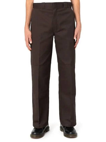 Double knee work pants dark brown 85283 DB - DICKIES - BALAAN 1