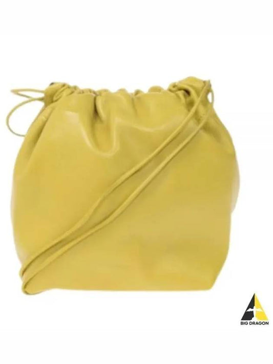 Dumpling Drawstring Calf Leather Mini Bag Yellow - JIL SANDER - BALAAN 2