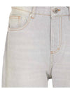 Logo Patch Denim Straight Jeans Grey - AMI - BALAAN 5