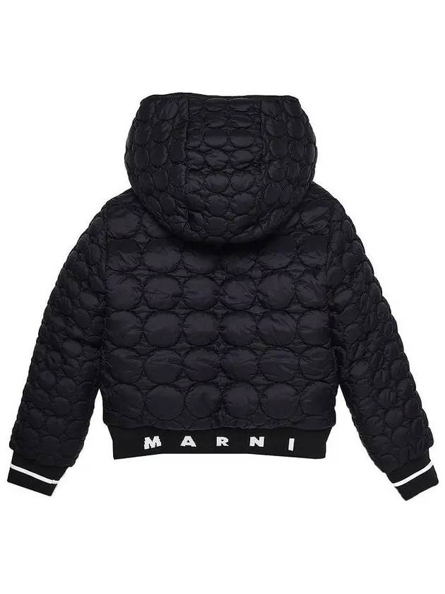 Kids Logo Quilted Jacket Black M00486 M00LU 0M900 - MARNI - BALAAN 3