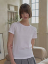 ECO FRIENDLY FABRIC BASIC PATCH TEE White - PLAYBOO - BALAAN 2