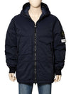 Opaque Nylon Twill Down Padded Navy - STONE ISLAND - BALAAN 2