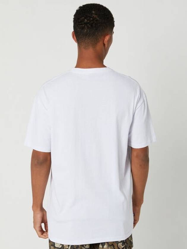 AU Australia Solid Graffiti C T Shirt ST031000 White MENS XL - STUSSY - BALAAN 3