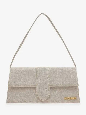 Jacquemus Le Bambino Long Shoulder Bag Light Gray 221BA0133071140SS23 - JACQUEMUS - BALAAN 1