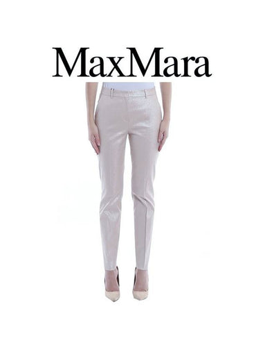 Women's Zannata Slimfit Pants White - MAX MARA - BALAAN 1