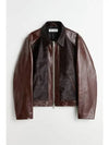 Andalou Leather Jacket Brown - OUR LEGACY - BALAAN 2