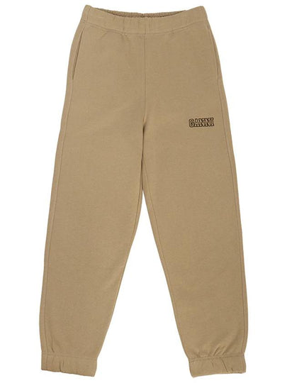 Women's Software Logo JoGGer Track Pants Brown - GANNI - BALAAN 2