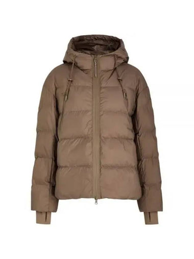 Candia Hooded Padding Brown - MAX MARA - BALAAN 1