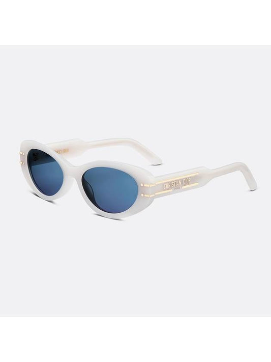 Eyewear Logo Signature B8U Sunglasses White - DIOR - BALAAN 2