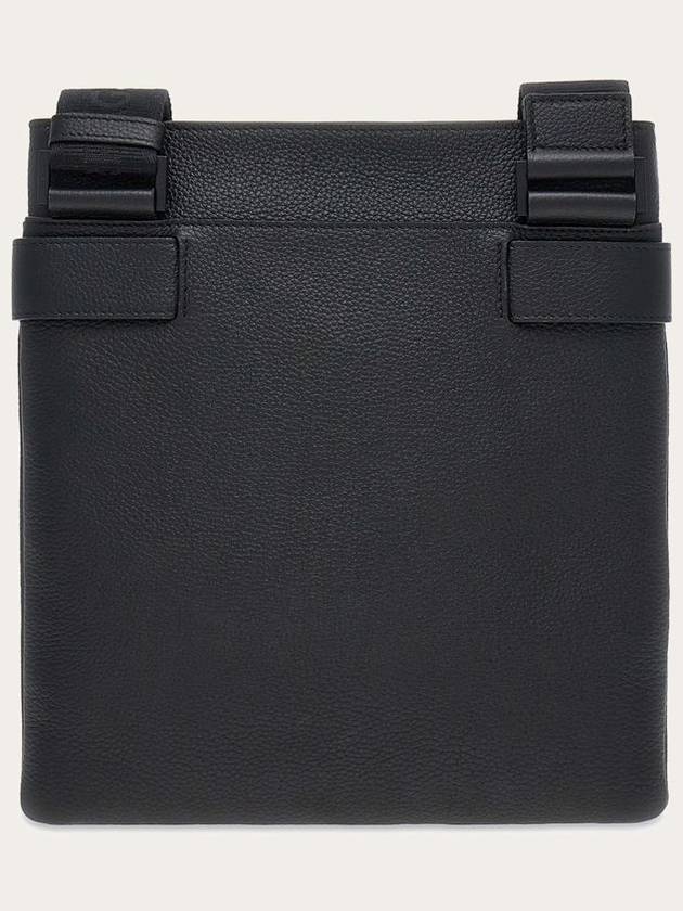 Logo Print Shoulder Messenger Bag Black - SALVATORE FERRAGAMO - BALAAN 5