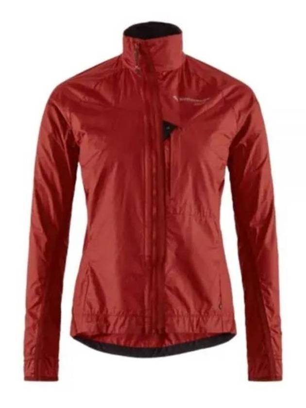 Women's Ansur Windproof Zip-Up Jacket Rose Red - KLATTERMUSEN - BALAAN 2