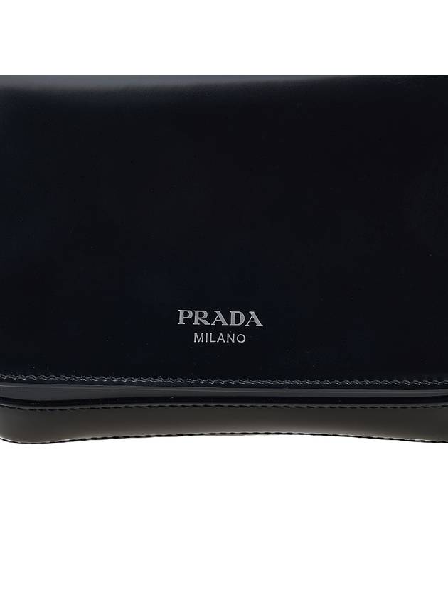 brushed leather shoulder bag 2VD061ZO6VOOO F0002 NERO B0170449231 - PRADA - 7