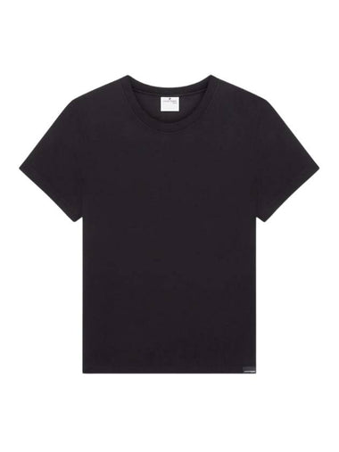 AC Short Sleeve T Shirt Black - COURREGES - BALAAN 1