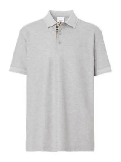 Men's Monogram Logo Polo Shirt Grey - BURBERRY - BALAAN 2