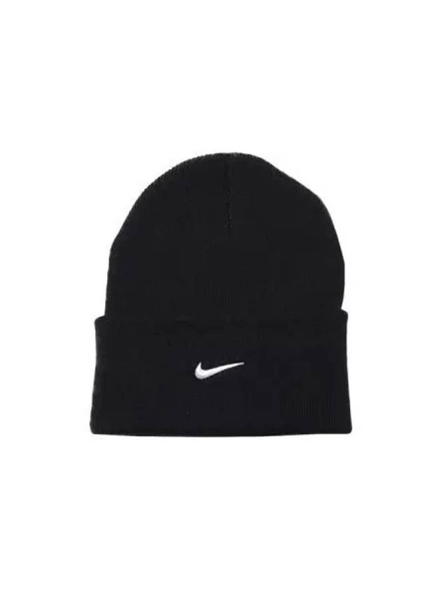 Peak Beanie TC Swoosh F24 L Black - NIKE - BALAAN 1