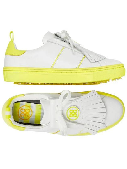 Contrast Accent Kiltie Durf Golf Spikeless Yellow White - G/FORE - BALAAN 2