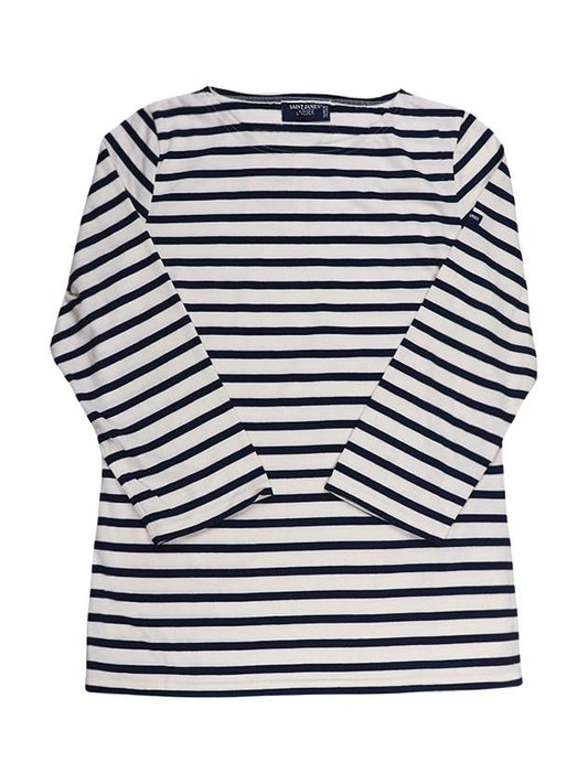 Galathee Striped Sailor Long Sleeve T-Shirt Blue - SAINT JAMES - BALAAN 2