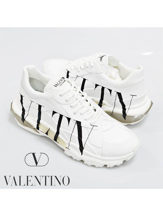 Bounce Low-Top Sneakers White - VALENTINO - BALAAN 2