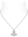 No Label Necklace Silver VOSCJW0029 09 - VIVIENNE WESTWOOD - BALAAN 3