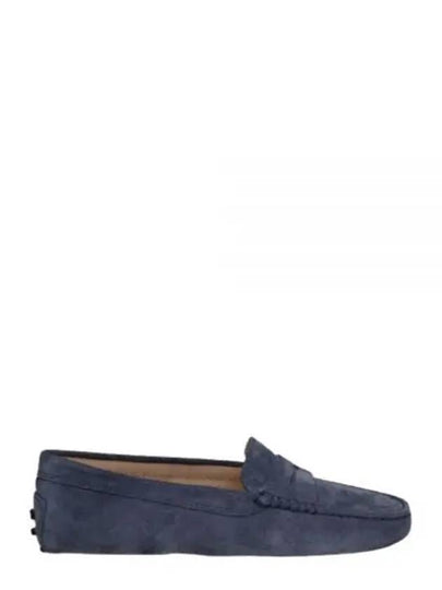 Gommino Suede Driving Shoes Blue - TOD'S - BALAAN 2