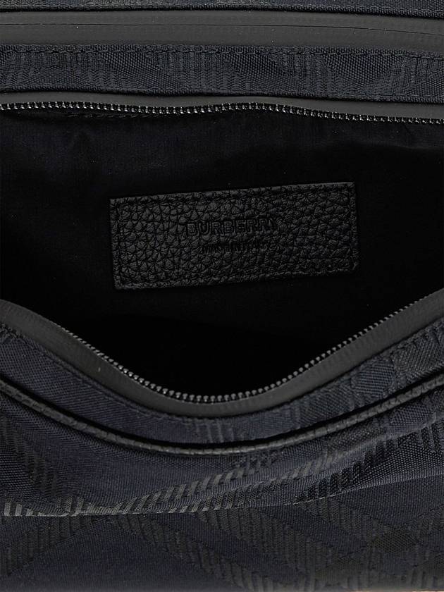 Check Jacquard Belt Bag Black - BURBERRY - BALAAN 5