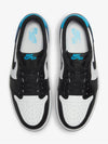 Jordan 1 Retro Low OG Black and Dark Powder Blue CZ0790104 - JORDAN - BALAAN 4